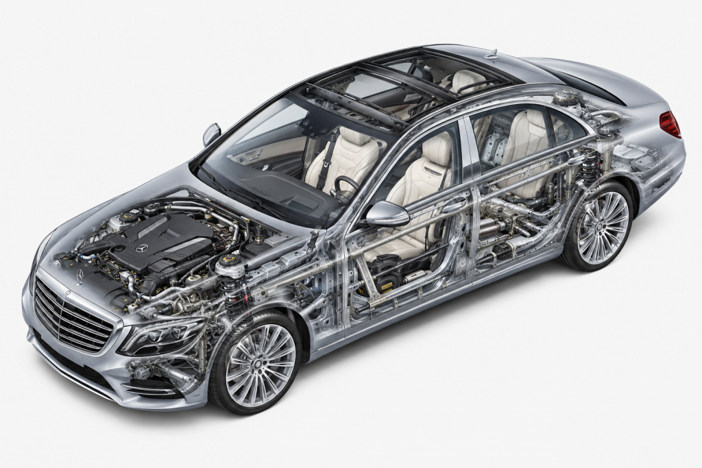 Сервисное обслуживание Mercedes-Benz W222